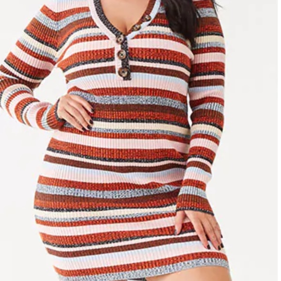 forever 21 plus size sweater dresses